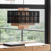 Forestier Matrix hanglamp, beige/wit/zwart