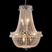 Kroonluchter CR55, 12-lamps, met glasbehang