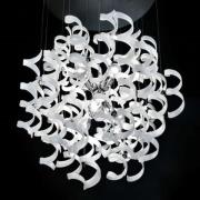 Witte hanglamp 70 cm