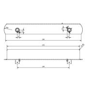 Hangerset voor noodlamp E-LUX standaard