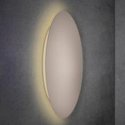 Escale LED wandlamp Blad, taupe, Ø 95 cm