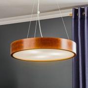 Hanglamp Kerio, Ø 47 cm, rustiek grenen