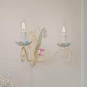 Luce wandlamp als luster, 2-lamps versie