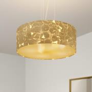 Quitani hanglamp Aura, goud, Ø 50 cm, 4-lamps