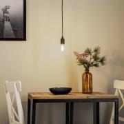 Hanglamp Mite met Nur fitting, zwart