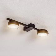 Plafondlamp Pills II, zwart, 2-lamps