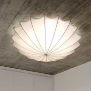 Plafondlamp van textiel, Ø 80 cm