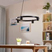 Arcchio Brinja hanglamp zwart 4-lamps rond