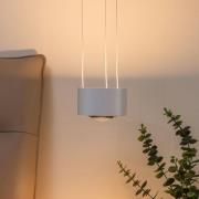 Arcchio LED hanglamp Rotari, lens, omhoog/omlaag, wit