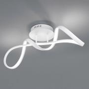 LED plafondlamp Perugia met switch-dimmer, wit