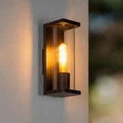 Buitenwandlamp Sligo, IP65, zwart, hoogte 27,8cm