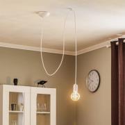 Hanglamp Spider in wit, 1-lamp