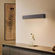 Wandlamp Straight S, 62 cm, zwart