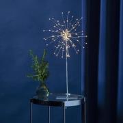 LED sfeerlamp Firework 3D zilvergrijs hoogte 50cm