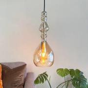 Dyberg Larsen Lea hanglamp van glas, amber