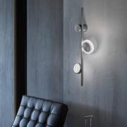 LED wandlamp Yo-Yo A, nikkel