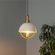 Hanglamp AV-4106-M35-BBY antiek goud/wit