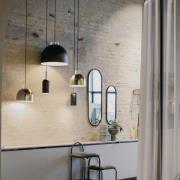 AYTM hanglamp Luceo, rond, goud, Ø 28 cm