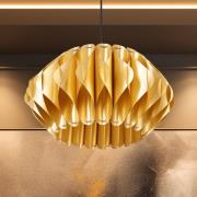 Hanglamp Serenity met kunststofkap, goud