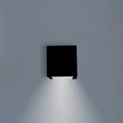 Newgarden LED wandlamp Box 8, zwart, 7,5x7,5cm