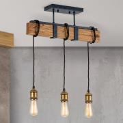 Hanglamp Cellar in vintage-ontwerp, 3-lamps