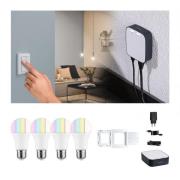 Paulmann Smart Home Bundel ZigBee 4x E27 9,3W LED mat RGBW