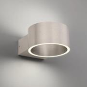 PURE LED wandlamp Clipse, aluminium, Ø 15 cm