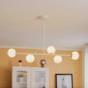 Hanglamp Gama 5, 5-lamps, wit
