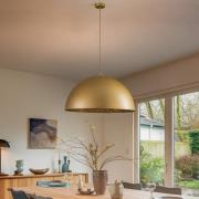 Hanglamp Fera, goud/zwart gespikkeld, Ø70cm