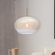 Het gaat om RoMi hanglamp Bologna, melkwit, 1-lamp