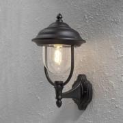 Buitenwandlamp PARMA staand, zwart