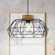 Hanglamp Padstow met kooikap en houtdetail