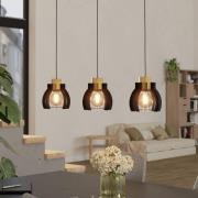 Hanglamp Stillington 1, 3-lamps, balken