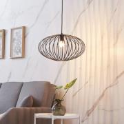 Lindby hanglamp Maivi, zwart, 50 cm, ijzer, kooi