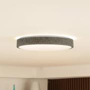 Lindby Smart LED plafondlamp Elmor Ø 39 cm grijs RGB CCT