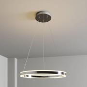 Lucande LED hanglamp Lyani, Ø 60 cm, chroom, dimbaar
