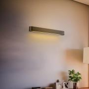 Wandlamp Soft, breedte 60 cm, grafiet, aluminium, G13