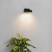 Balic LED buitenwandlamp, zwart, aluminium, breedte 15 cm