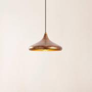 Hanglamp Barek 11545, brons gepolijst, metaal, Ø 34 cm