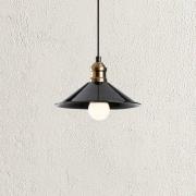 Berceste 250-S hanglamp, zwart/goud, metaal, Ø 24 cm