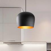 Hanglamp Berceste N-1409, zwart, ijzer, Ø 23 cm