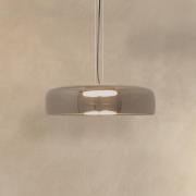 LED hanglamp 23053, rookgrijs, glas, 1-lamp, Ø 42 cm