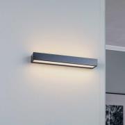 LED wandlamp Mera, breedte 40cm, zwart, 4000K