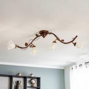 Plafondlamp Siena Florentijnse stijl gebogen 4-lamps