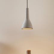 Hanglamp Cona van beton, Ø 17 cm