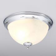 Chroomkleurige badkamer-plafondlamp Corvin