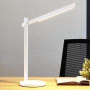 Lindby LED bureaulamp Loretta, hoogte 43 cm, wit, CCT