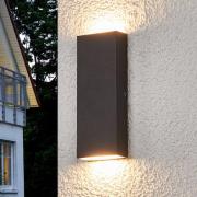 Platte led-buitenwandlamp Corda