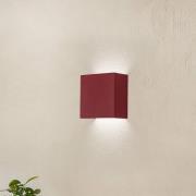 LED wandlamp Gianto up/down, rood