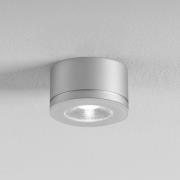 EGG LED downlight Newton, grijs, 30°, 3.000 K Ø 6,3 cm IP54